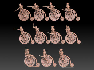 Wheeled Hussars 3D प्रिंट मॉडल