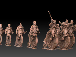 Wheeled Hussars 3D प्रिंट मॉडल