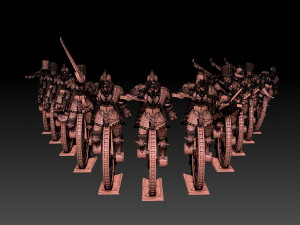 Wheeled Hussars 3D प्रिंट मॉडल