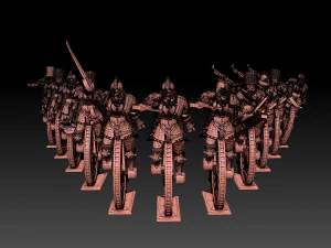 Wheeled Hussars 3D Print Model