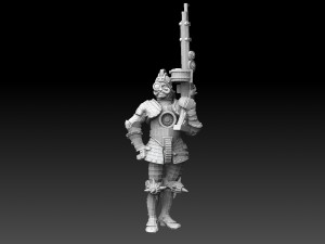 Steampunk Musketeers 3D Baskı Modeli