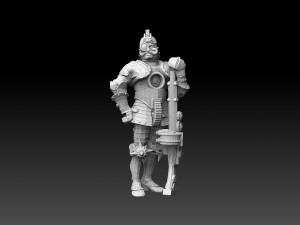 Steampunk Musketeers 3D Baskı Modeli