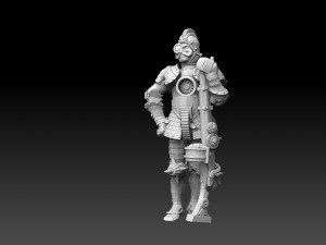 Steampunk Musketeers 3D Baskı Modeli