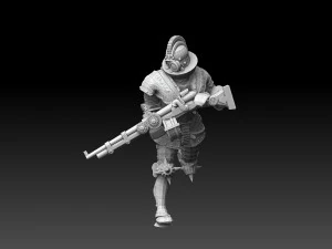 Steampunk Musketeers 3D Print Model