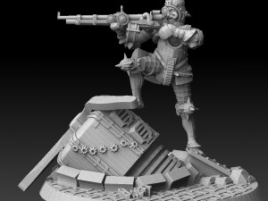 Steampunk Musketeers 3D Baskı Modeli