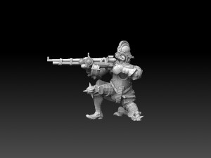 Steampunk Musketeers 3D Baskı Modeli