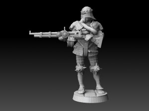 Steampunk Musketeers 3D Baskı Modeli
