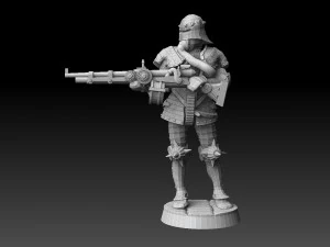 Steampunk Musketeers 3D Print Model