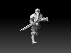 Steampunk Musketeers 3D Baskı Modeli