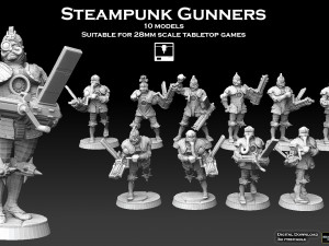 Steampunk Gonners 3D Print Model