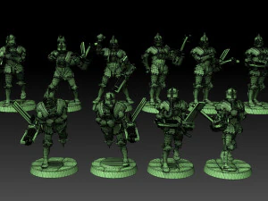 Steampunk Gonners 3D Print Model