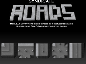 Syndicate Road Grid 3D Print Models