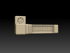 Name Sign Megapack 3Dプリントモデル