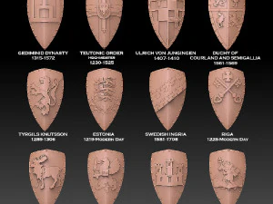 Shield Pack Balticum 3D Принт Модель