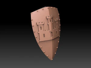 Paquete de escudos B&aacute;ltico Modelo de impresión 3D