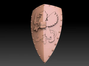 Paquete de escudos B&aacute;ltico Modelo de impresión 3D