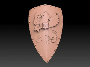 Paquete de escudos B&aacute;ltico Modelo de impresión 3D