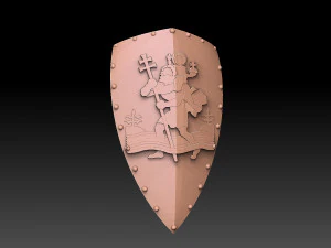 Paquete de escudos B&aacute;ltico Modelo de impresión 3D