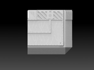 Modular Road Grid Streetlights And Crosswalks Model Cetak 3D