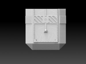 Modular Road Grid Streetlights And Crosswalks Model Cetak 3D