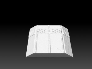 Modular Road Grid Streetlights And Crosswalks Model Cetak 3D