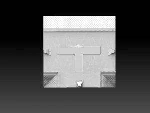 Modular Road Grid Streetlights And Crosswalks 3D Print Model