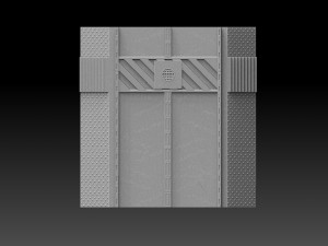 Modular Road Grid Streetlights And Crosswalks Model Cetak 3D