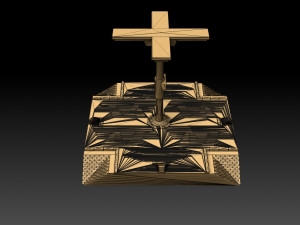 Modular Road Grid Streetlights And Crosswalks Model Cetak 3D