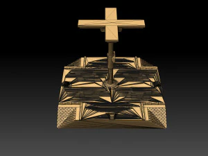 Modular Road Grid Streetlights And Crosswalks 3D Print Model