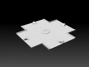 Modular Road Grid Low Roads Addon 3D Print Model