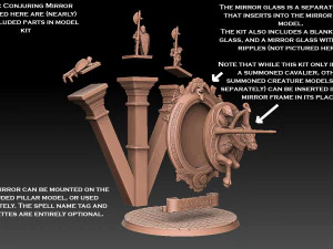 Miroir de conjuration magique Modèles 3D en vedette