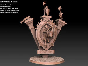 Miroir de conjuration magique Modèles 3D en vedette
