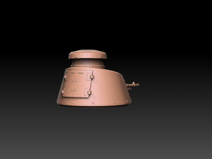 Renault FT Tank Turrets Modèles 3D en vedette