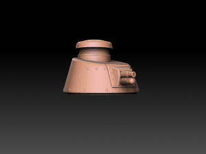 Renault FT Tank Turrets Modèles 3D en vedette