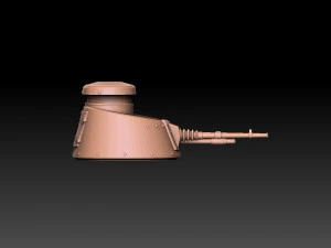 Renault FT Tank Turrets 3D Print Model
