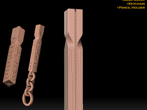 Karlatornet Model Keychain And Pencil Holder Merchandise 3D Print Model