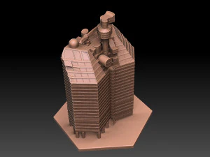Lilla Bommen Swedish Skyscraper 3D Print Model