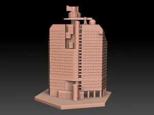 Lilla Bommen Swedish Skyscraper 3D Print Model