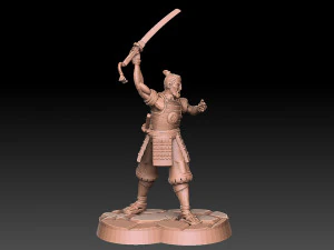 Ashigaru Musket Regiment 3D Print Model