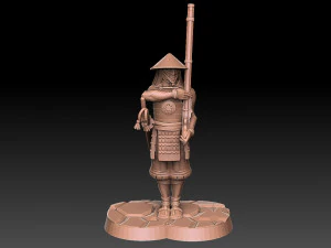 Ashigaru Musket Regiment 3D Print Model