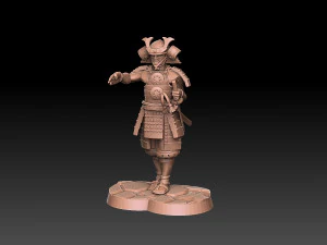 Ashigaru Musket Regiment 3D Print Model