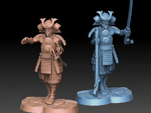 Ashigaru Musket Regiment 3D Print Model
