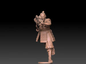 Ashigaru Lasrifle Regiment 3D Print Model