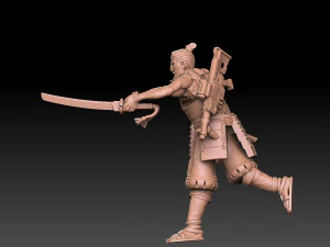 Ashigaru Lasrifle Regiment 3D Print Model