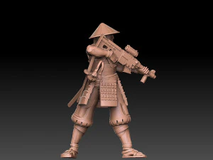 Ashigaru Lasrifle Regiment 3D Print Model