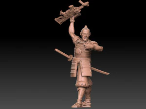 Ashigaru Lasrifle Regiment 3D Print Model