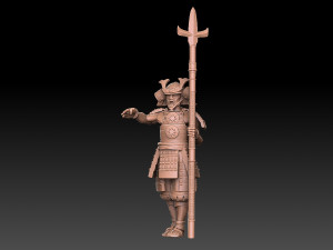 Ashigaru Yari Regiment Modelo de impresión 3D
