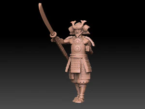 Ashigaru Naginata Regiment 3D Print Model