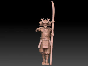 Ashigaru Naginata Regiment 3D Print Model