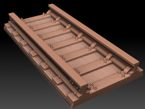 Modular Railroad Grid 3D-printmodel